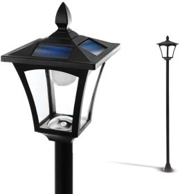 Solar Lamp Post Light - 65" Tall, for Outdoor/Garden/Yard Decoration and Lighting