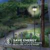 Solar Lamp Post Light - 65" Tall, for Outdoor/Garden/Yard Decoration and Lighting