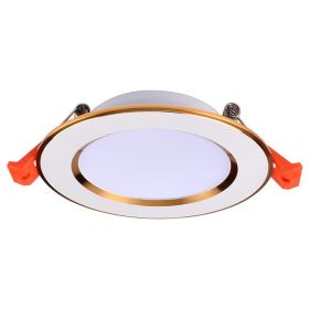 Creative Simple Anti-fog Straw Hat Downlight (Option: Warm white 6000K-6inches 18W)