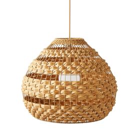 Natural Battery-Operated Large Hive Pendant Light by Dave & Jenny Marrs (size: L)